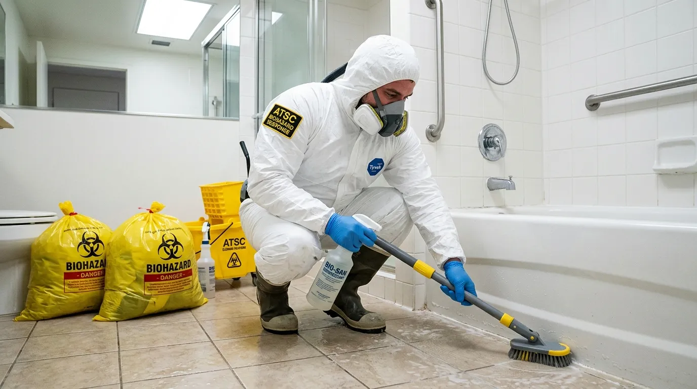 Decontamination equipment deployed for Blood Cleanup in Chesterfield